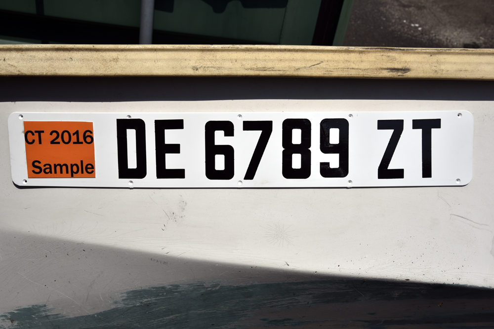 Bernard Registration Number Plates